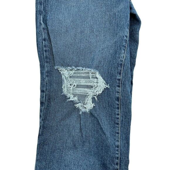 Wild Fable Jeans Women's Size 4/27 Distressed Straight Leg High Rise Baggy Denim - Picture 10 of 12
